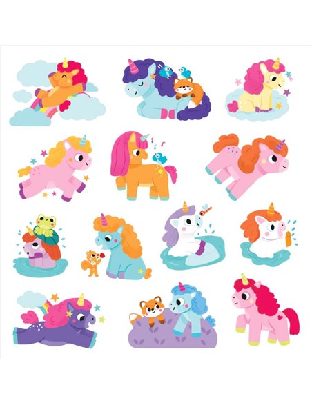 Stickers épais : Licornes – Grund