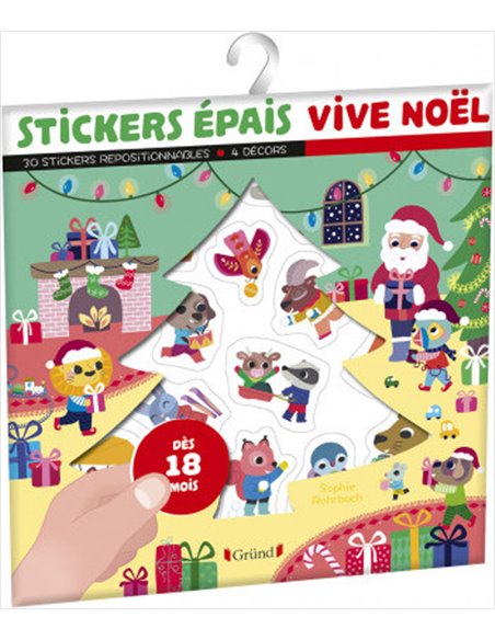 Stickers épais : Vive Noël ! – Grund