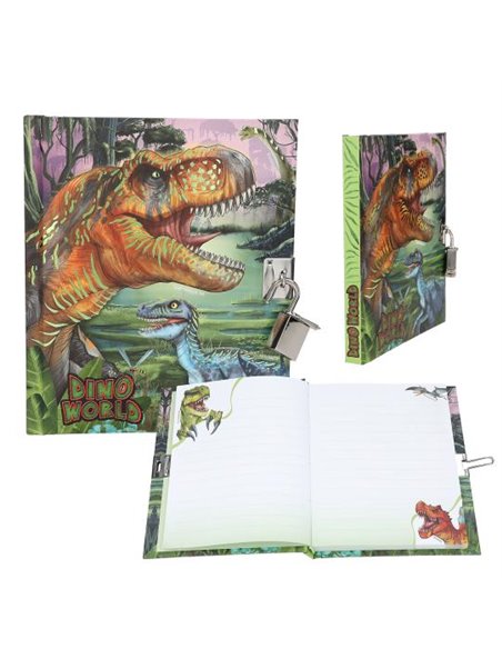 Journal Dino World avec Serrure