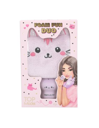 TOPModel Kit gant de toilette & éponge visage BEAUTY and ME