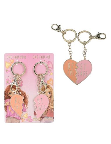 TOPModel Set de porte-clés cœur BFF