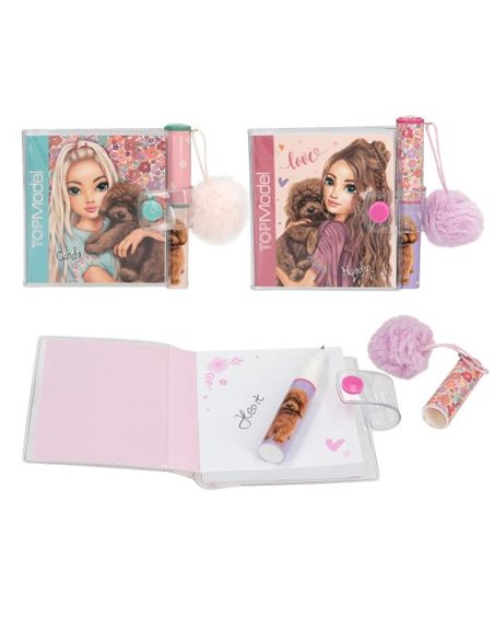TOPModel Mini bloc-notes avec stylo FLORAL