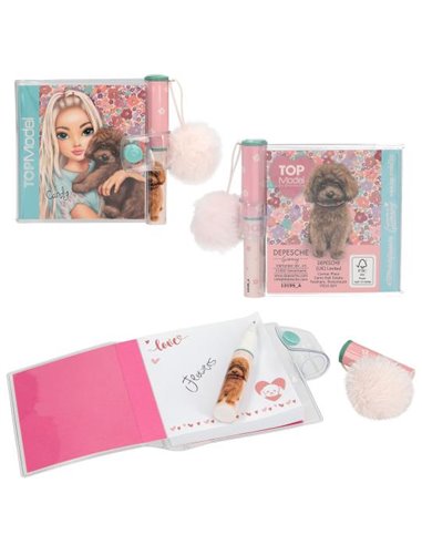 TOPModel Mini bloc-notes avec stylo FLORAL