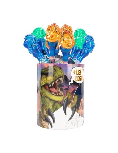 Dino World Stylo à bille avec lumière