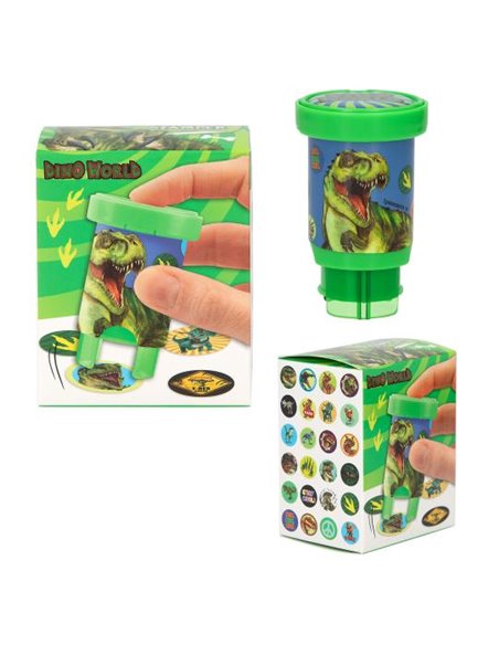 Dino World Tampon autocollant