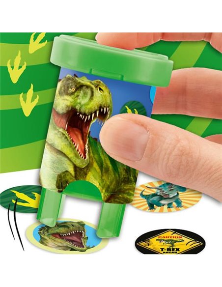 Dino World Tampon autocollant