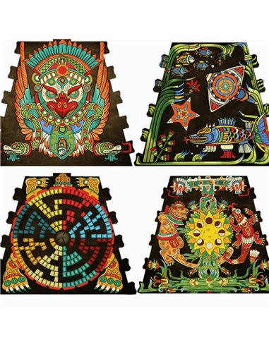CLUEBOX - CLUEPUZZLE - THE AZTEC PYRAMID OF THE SUN