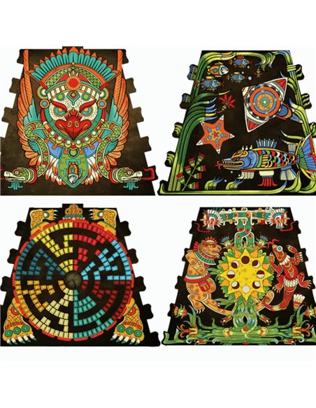 CLUEBOX - CLUEPUZZLE - THE AZTEC PYRAMID OF THE SUN