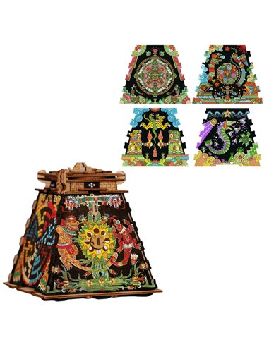 CLUEBOX - CLUEPUZZLE - THE AZTEC PYRAMID OF THE SUN