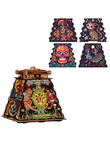 CLUEBOX - CLUEPUZZLE - THE AZTEC PYRAMID OF THE SUN
