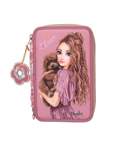 TOPModel Trousse 3 compartiments FLORAL
