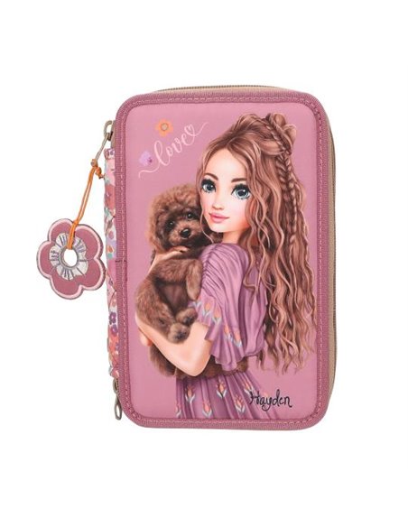 TOPModel Trousse 3 compartiments FLORAL
