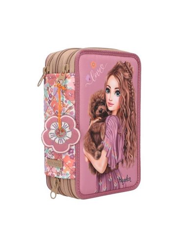 TOPModel Trousse 3 compartiments FLORAL