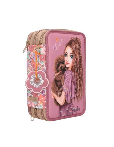 TOPModel Trousse 3 compartiments FLORAL