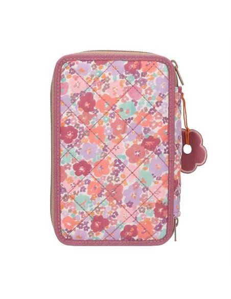 TOPModel Trousse 3 compartiments FLORAL