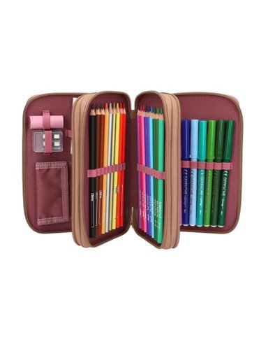 TOPModel Trousse 3 compartiments FLORAL