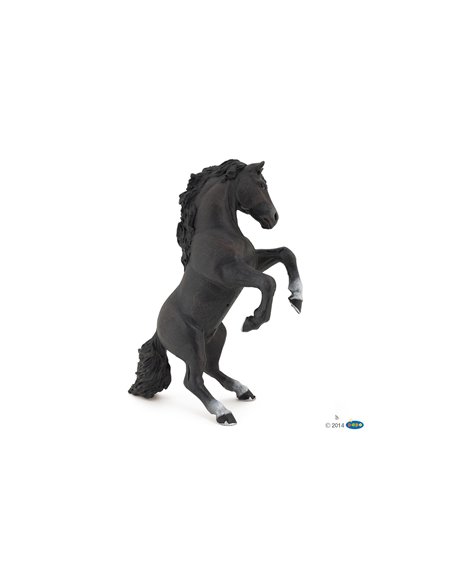 Figurine Cheval Cabré Noir PAPO