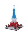 Paris tour eiffel bleue blanc rouge - nanoblock