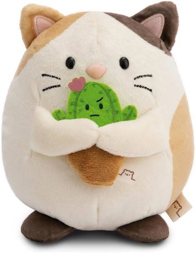 Chat Angy Big Friends 27cm avec cactus