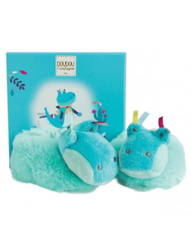 Chaussons Avec Hochet 0-6 mois - Crocodile