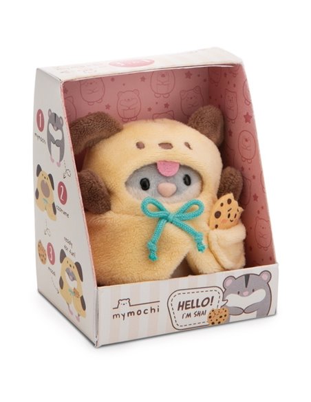 Coffret Hamster Shai MyMochi 8cm + 2 costumes