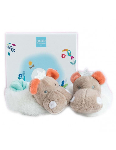 Chaussons Avec Hochet 0-6 mois - Hippo