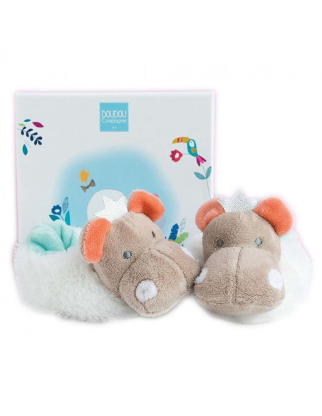 Chaussons Avec Hochet 0-6 mois - Hippo
