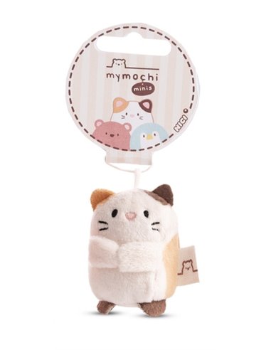 Chat Angy beige tacheté MyMochi 5cm