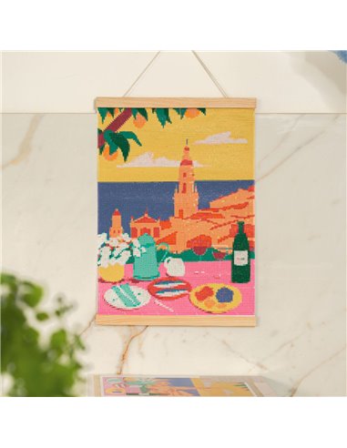 Coffret Petit Diamond - Diamond Painting Menton par Gisele Murias - La petite épicerie