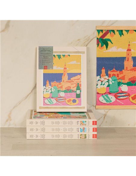 Coffret Petit Diamond - Diamond Painting Menton par Gisele Murias - La petite épicerie