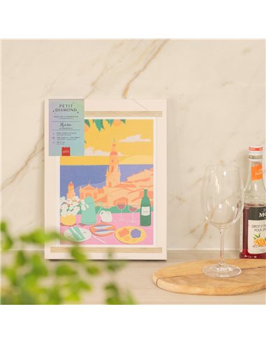 Coffret Petit Diamond - Diamond Painting Menton par Gisele Murias - La petite épicerie