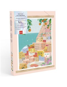 Coffret Petit Diamond - Diamond Painting Positano par Petra Lidze - La petite épicerie