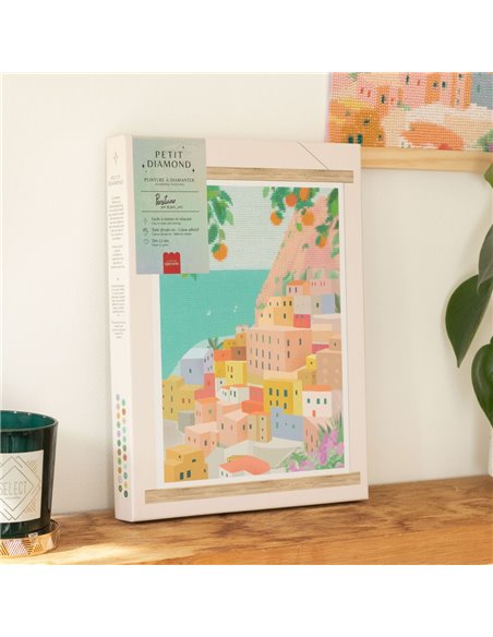 Coffret Petit Diamond - Diamond Painting Positano par Petra Lidze - La petite épicerie