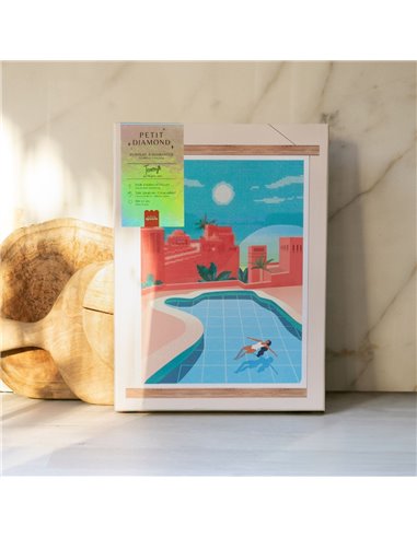 Coffret Petit Diamond - Diamond Painting Tenerife par Petra Lidze - La petite épicerie