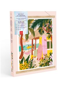 Coffret Petit Diamond - Diamond Painting Surfboards par Julia Cornelius - La petite épicerie
