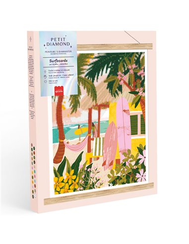 Coffret Petit Diamond - Diamond Painting Surfboards par Julia Cornelius - La petite épicerie