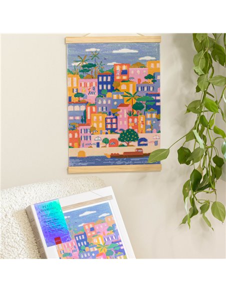 Coffret Petit Diamond - Diamond Painting Maisons Colorées par Coralie Fau - La petite épicerie