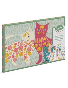 CREER AVEC DU PAPIER - Les jolis chats d’Elodie - Djeco