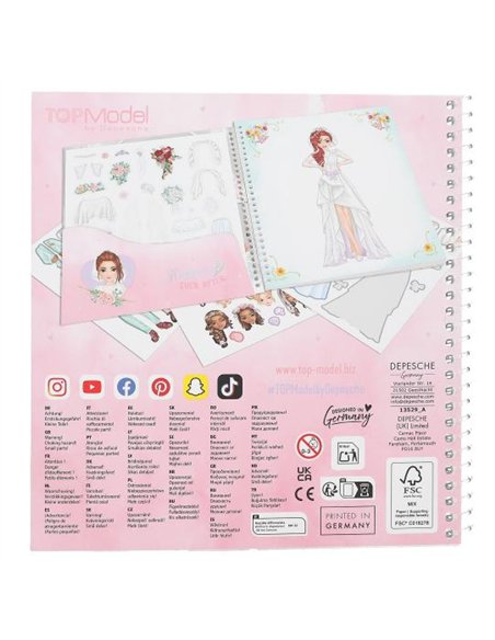 TOPModel Dress Me Up album autocollants Wedding