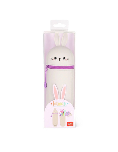 Trousse en Silicone 2-en-1 Kawaii Bunny
