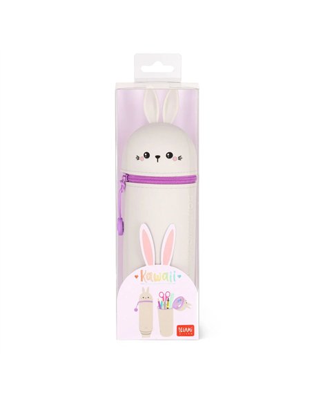 Trousse en Silicone 2-en-1 Kawaii Bunny