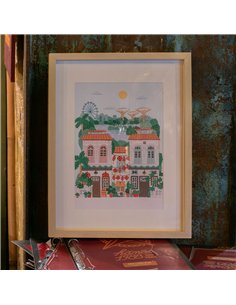 Coffret peinture au numéro - Singapore par Hoglet & Co - La petite épicerie 2