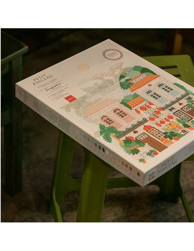Coffret peinture au numéro - Singapore par Hoglet & Co - La petite épicerie