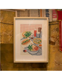Coffret peinture au numéro - Vietnamese Food par Jayne Wong - La petite épicerie 2