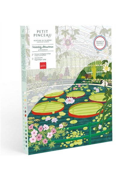 Coffret peinture au numéro - Waterlily par Elaine Lee - La petite épicerie