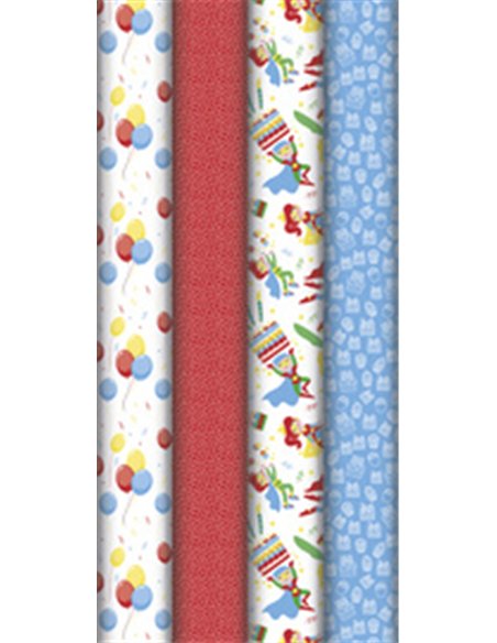 Papier cadeau power 2x0.7m - Clairefontaine