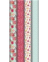 Papier cadeau flora 2x0.7m - Clairefontaine