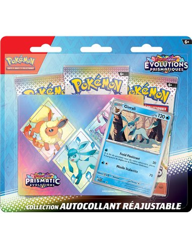 Pokémon EV08.5 Évolutions Prismatiques : Tech Sticker 3-Pack