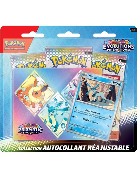 Pokémon EV08.5 Évolutions Prismatiques : Tech Sticker 3-Pack