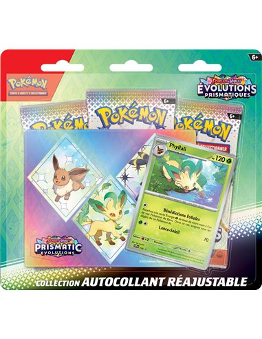 Pokémon EV08.5 Évolutions Prismatiques : Tech Sticker 3-Pack